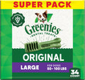 Original Large Dog Natural Dental Treats (50 -100 Lb. Dogs)