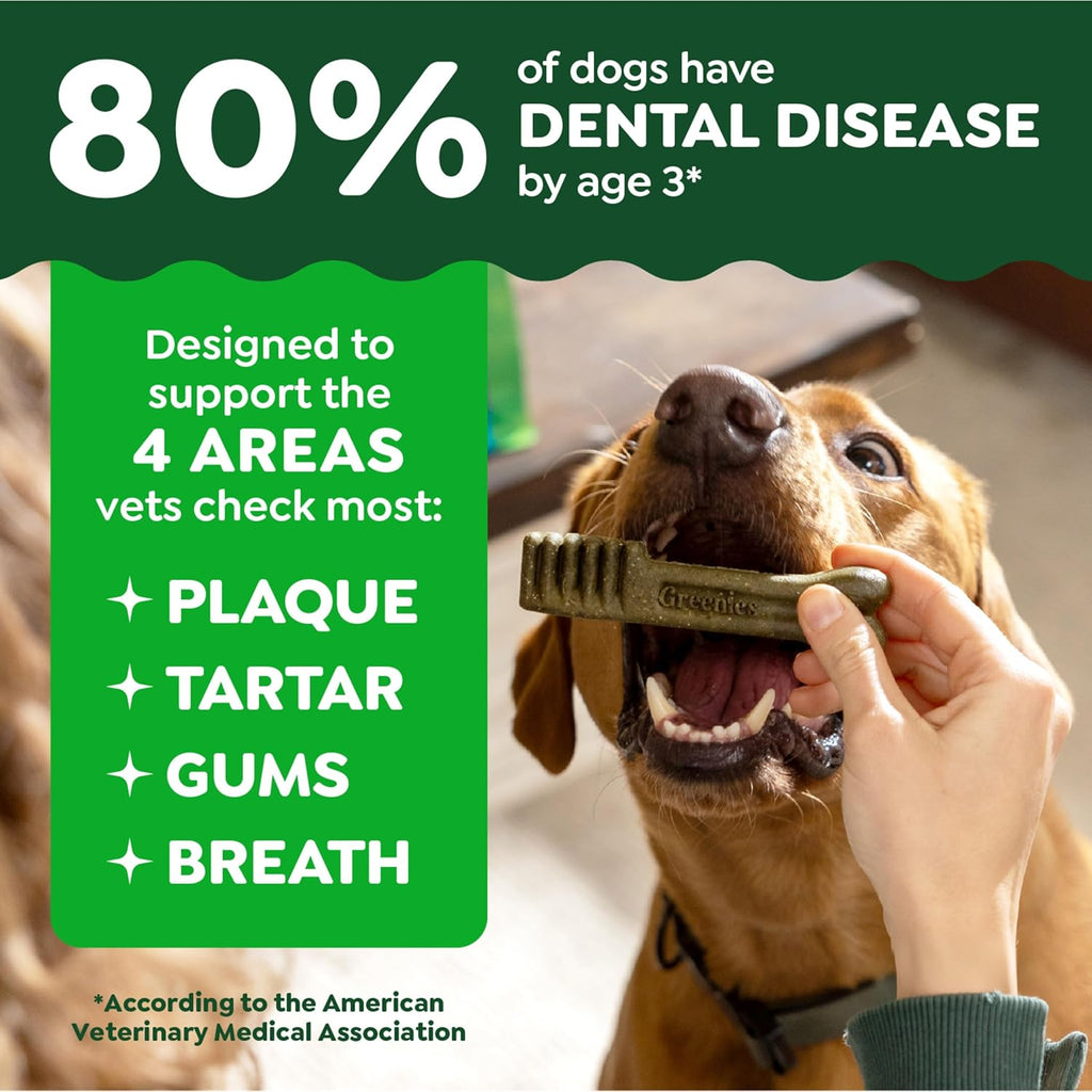 Original Large Dog Natural Dental Treats (50 -100 Lb. Dogs)